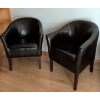 Image 2 : 2 Leather Club Chairs