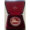 Image 1 : 1986 Canadian Transcontinental Train Arrival 50% Silver 23.33 Grams