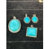 Image 1 : Collection of Blue Stone Pendants 