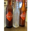 Image 3 : Collection  of clear and brown Orange crush bottles. All in good condition 