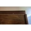 Image 3 : Shelf 24 W, 14 D, 35 T, Mirror 26 X 34, Lamp 15 T to Top of Shade