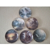 Image 1 : Decorative Plates w/ Outdoor Scenes 8" Diameter, Wall Hangers Included