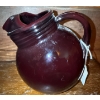 Image 2 : 1950's Mastercrafters Model 344 Animated Waterfall Clock & Burgundy Ceramic Pitcher