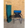 Image 1 : Outdoor Lounge Accessories - Hammock For Multiple Occupants w/ Folding Directors Chair/Snack Table