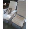 Image 4 : Birdbath 18" Top, 22 h, Plant Stand 13" Top, 33 h, White Patio Chairs 24 w, 24 d, 42.5 h and More!