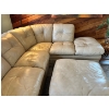 Image 3 : Beautiful Italian leather sectional  and amazing shape soft leather no scratches and barely any ware