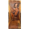 Image 3 : Unique Antique Hand Carved African Birthing Chair 16X40