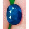 Image 2 : 6.42 ct Certified Midnight Sapphire Gemstone Oval Cut ($9,630 Appraisal)