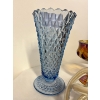 Image 3 : vintage Indiana glass diamond point vase, carnival glass, wedding bowl, kings crown, thumbprint