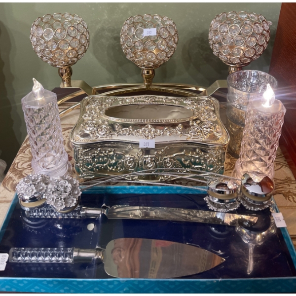 Kleanex Box Decor Glass Candles Collection