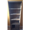 Image 1 : Bookcase w/ 4 Shelves and Bottom Storage Cabinet 24 W, 12 D, 70 T