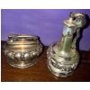 Image 3 : Craven A Cigarette Tin & Two Ronson Decanter Table Lighters (Silver Plated)