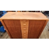 Image 13 : Teak Mid-Century Modern Dresser by Dyrlund With Sliding Doors and Drawers
