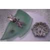 Image 1 : Swarovski Crystal Dragonfly Broch and Snowflake Broch