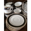 Image 3 : Dinnerware w/ Black and Gold Design