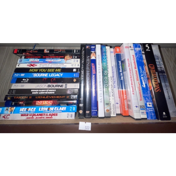 DVDS - Assorted Interests 'Now You See Me' 'Bourne Legacy' 'Ice Age' & more
