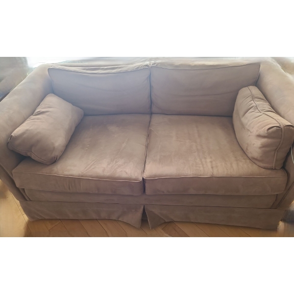2 Seat Microfibre Sofa 65 W, 33 D, 26 T