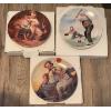 Image 1 : Norman Rockwell Limited Edition Decorative Collectable Plates 9T 