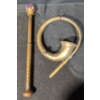 Image 1 : Brass Ceremonial Mace and Brass Hunting Horn