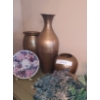 Image 2 : Varitey of Copperware, Glass Bowls, Bradford Exchange Circle of Love Plate.  Tallest Vase 16 h