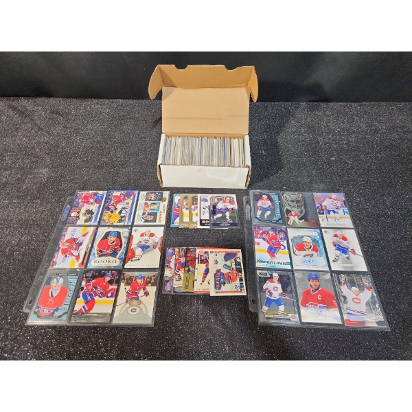1 Box Of Montreal Canadiens 1973-2026 Era Hockey Cards With 2 Sleeves	