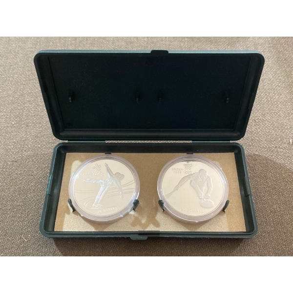 1988 Calgary Olympic Winter Games $20 Silver Proof Coin Set