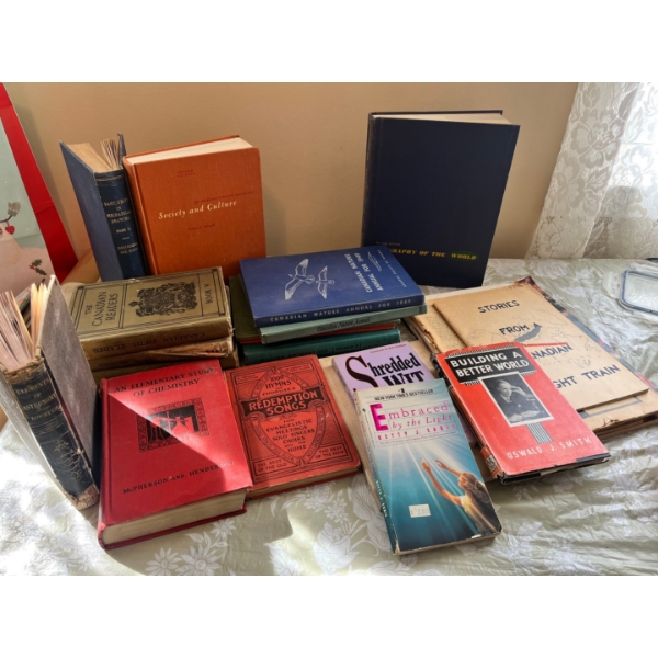 Amazing collection of vintage books. Elementary study of chemistry the Canadian readers an introduct