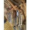 Image 2 : antique hand tools wrenches, planer pipe, wrenches and a number of other great items
