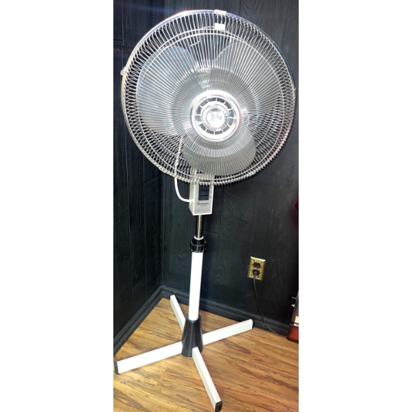 Vintage 4 Foot Stand Up Fan Oscillates & Cools You More Effectively Than New