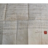 Image 3 : Antique Legal Document, Specifically A Handwritten Indenture Or Deed, Likely From The 18th Or 19th.
