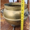 Image 6 : Vintage Items Including Brass Cauldron, Barometer, and More
