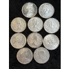 Image 2 : 10 Silver Canadian 25 c 80% Silver 58.31g various years