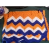 Image 4 : Handmade Oilers Blanket, Steel Sign, Oilers Mask, Toy Bike that Makes Noise