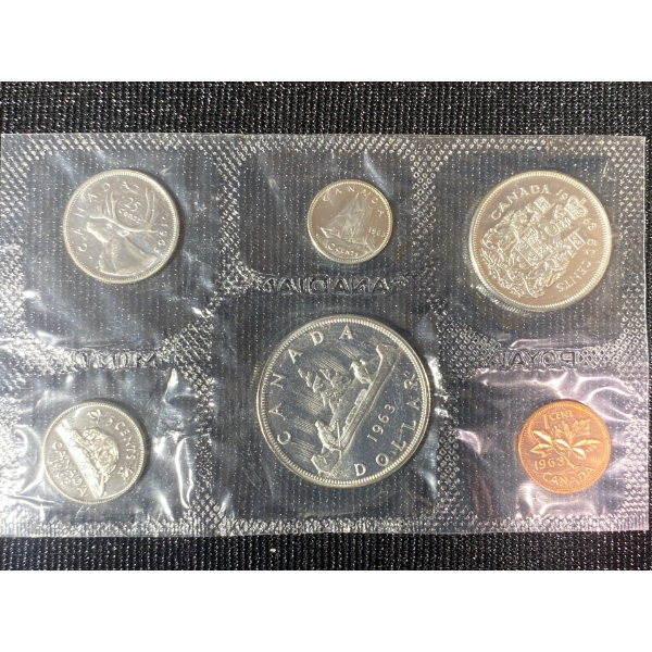 1963 Canadian Proof-Like 6-Coin Set