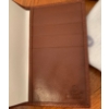 Image 3 : Lladro Porcelain Planning Marron Tan Leather Pocket Wallet 5T