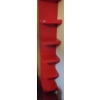 Image 2 : Red Unique Tall Decor Shelf  Floor To Ceiling IKEA 75 T, 12 W, 11 D