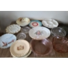 Variety of Serving Plates, Largest Floral Plate: 14 W, 11 D