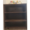 Image 2 : Double Shelved Storage Shelf with Assortment of Home Decor