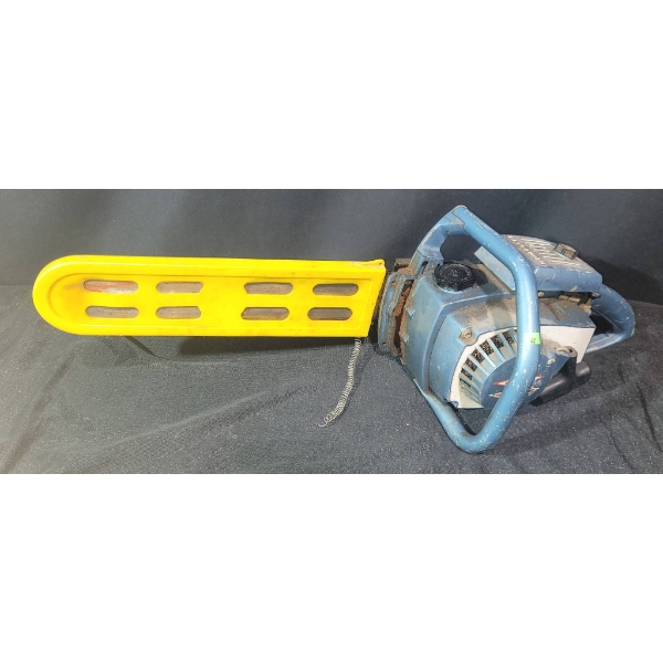 Homelite XL-12 Chainsaw with Yellow Blade Cover by Terry Industries