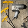 Image 5 : Various Hand Tools- T-Handle Hex Wrenches, Impact Wrench, Hammers, Pliers, Files
