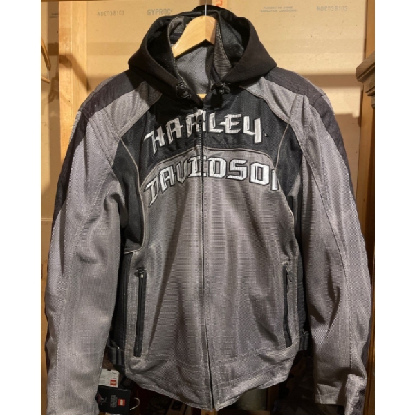 Harley Davidson Riding Jacket w/ inner shell  Size Large