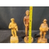 Image 2 : Caron Woodwork Wooden Sculptures, Tall Wooden Lad and Hand Carved Wooden Box