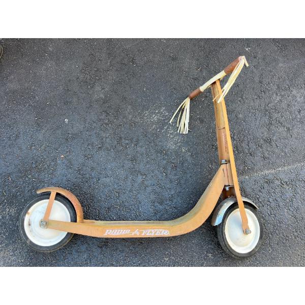 Radio flyer vintage scooter
Original color Retro Red
