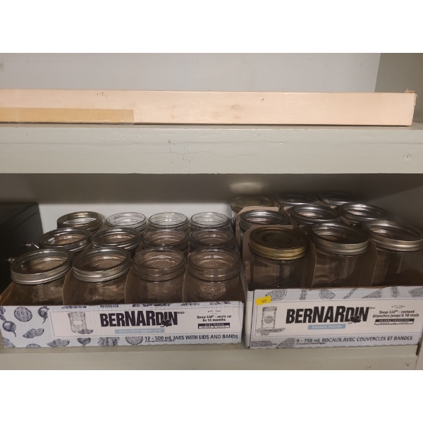 Bernardin and Kilner Canning Jars 