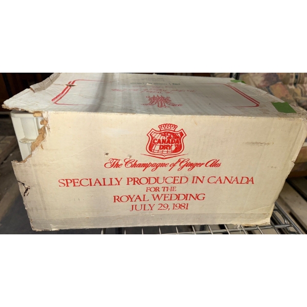 The Champagne Of Ginger Ale-Canada Dry  Made For The Royal Wedding on July29, 1981