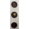 Image 1 : 3 Decorative German Wall Plates - Vintage 9"Diameter