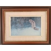 Image 1 : 1986 Robert Bateman "Red Fox On The Prowl" Art Print  16" x 12"tall