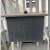 Image 6 : Outdoor Items Lot Featuring Storage Bin, Planter, and Decor