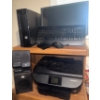 Image 1 : HP Slimline Desktop Mo.410-109 w/ Acer 21' Monitor Logotech Sound Set w/ HP Printer 