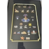 Image 4 : Framed & Mounted Pin Collection